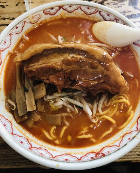 「辛鬼肉みそラーメン 1200円」@らーめん 首鬼の写真