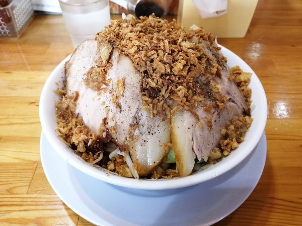 「汁なし男気八二郎(300g)」@らーめん まるはちの写真