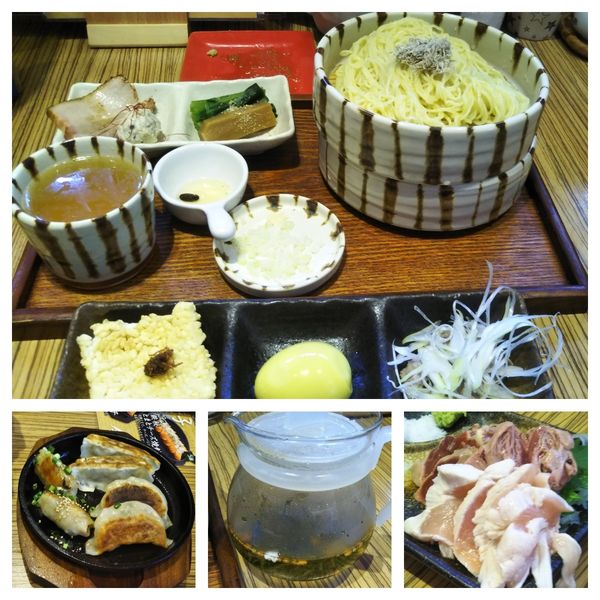 「特選つけそば大盛り➕コーラ」@金字塔 蒲生店の写真