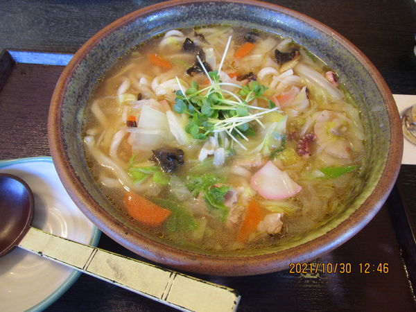 「野菜ちゃんぽんうどん 979円」@華屋与兵衛 舎人店の写真