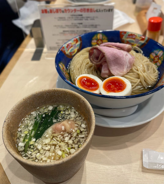 「鰹昆布水つけ麺 1290円」@つけめん金龍の写真