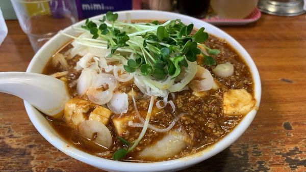 「マーボー麺ホット 800円」@えるびすの写真