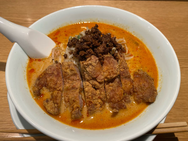 「排骨担々麺」@揉合麺荘の写真