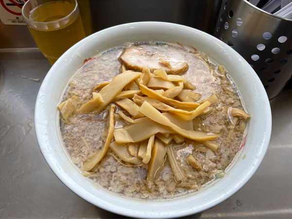 「メンマラーメン」@ホープ軒 千駄ヶ谷本店の写真