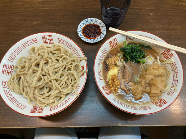 「クローバー二郎丸　つけ麺(並)」@麺屋みつば＋クローバーの写真