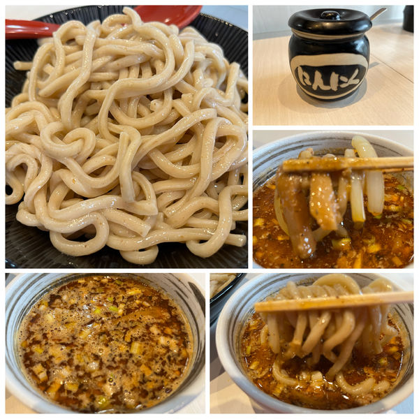 「辛味噌つけ麺 中辛 並盛 300g 900円」@つけ麺専門店 峰の写真