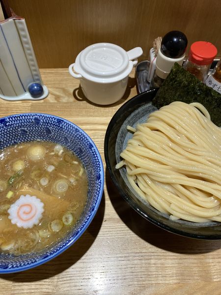 「つけ麺（中盛）」@つけ麺 はま紅葉の写真