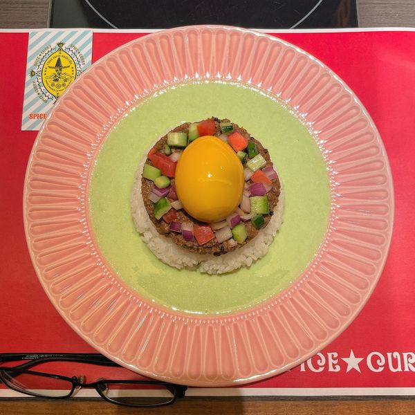 「オーダーメイドドライカレー＆彩りポタージュ」@スパイスカレー43の写真