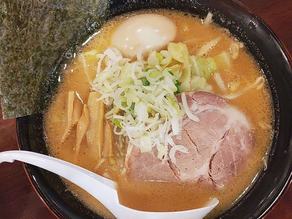 「濃厚味噌ラーメン＋半熟煮玉子」@北海道ラーメン 荒川みそ大将の写真
