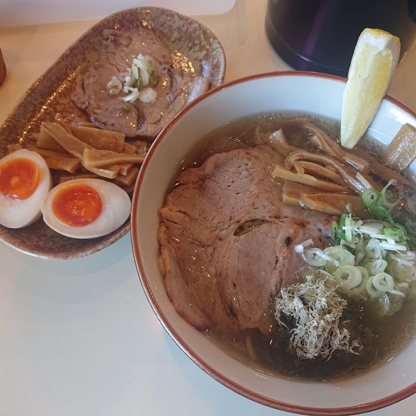 「特製冷たい煮干しそば(塩)1150円」@中華そば GO.TO.KU ～仁～の写真