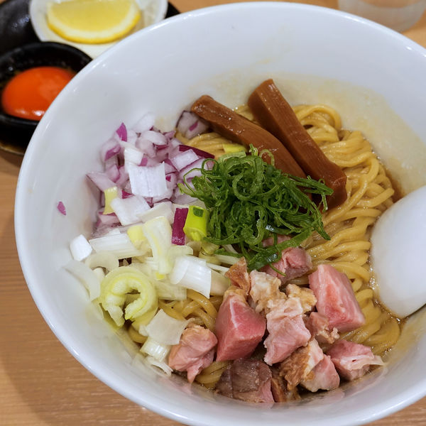 「まぜそば ～トリュフ卵添え～ 800円」@麺亭しま田の写真