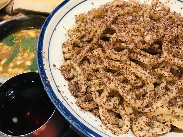 「夜つけ全粒粉 500g 1,100円」@烈志笑魚油 麺香房 三くの写真