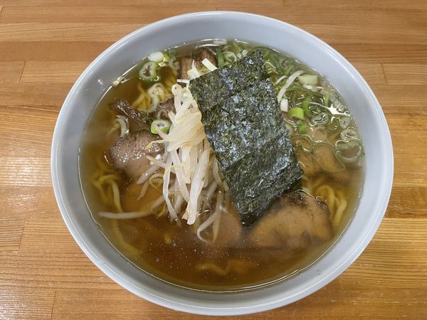 「叉焼メン750円+炒飯600円」@中華料理 栄飯店の写真