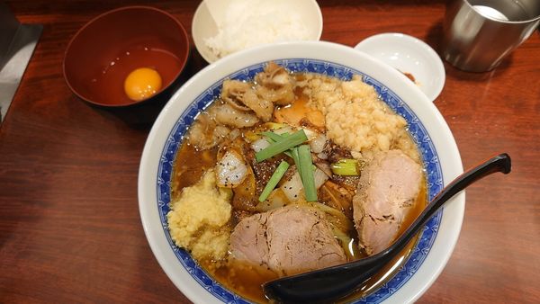 「特製スタミナ中華セット」@中華そば たた味の写真