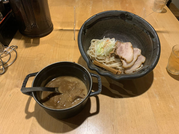 「全のせもつつけ麺1,150円麺増量無料」@北野坂 奥の写真