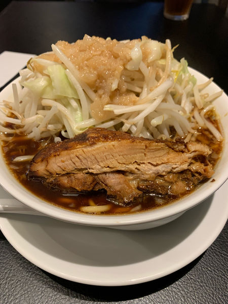 「らーめんmicro ヤサイ背脂ちょいマシ」@人類みな夢を乗せて 赤坂店の写真