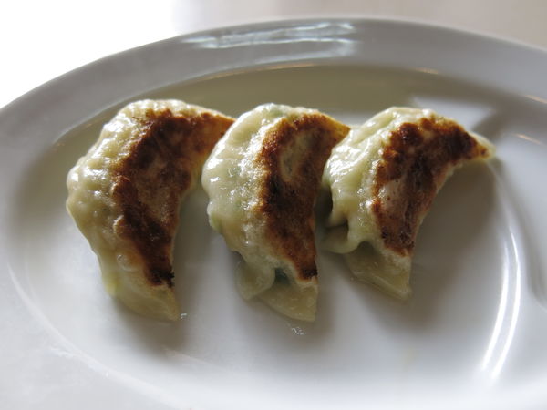 「餃子3ヶ：250円」@ラーメン ロッジの写真