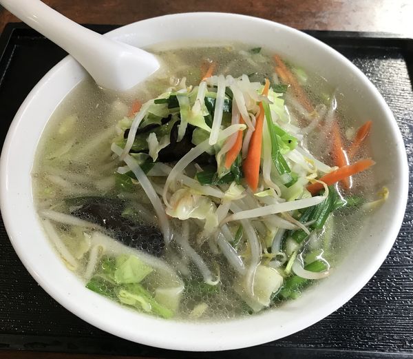 「本日の日替 タンメン＆キムチ炒飯 ¥750」@中華つばめの写真