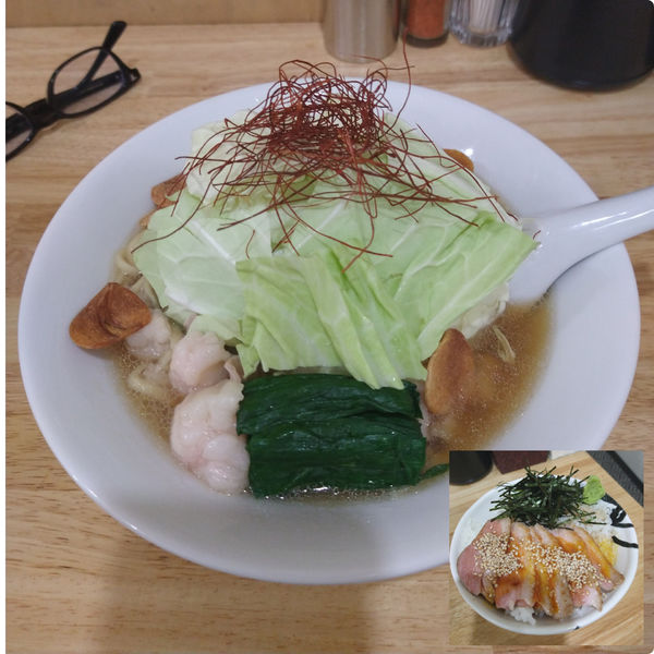 「牛もつそば　900円」@中華そば You Leeの写真