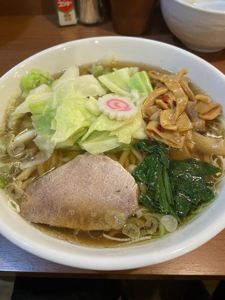 「らーめん＋トッピング2点」@らーめん うち田の写真