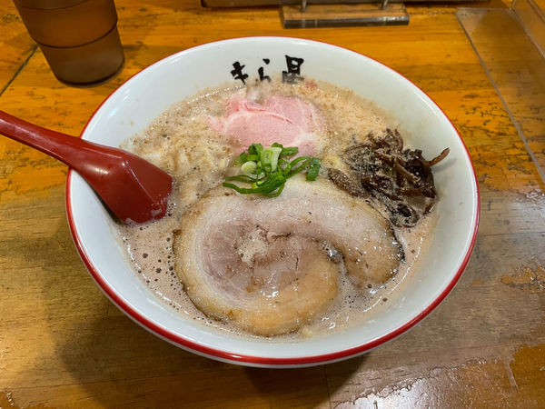 「2種盛りチャーシューどとんこつ + チャーシューエッグごはん」@きら星の写真