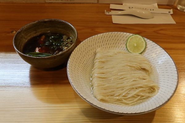「鰹昆布出汁醤油つけそば￥９００」@つけそば神宮寺の写真