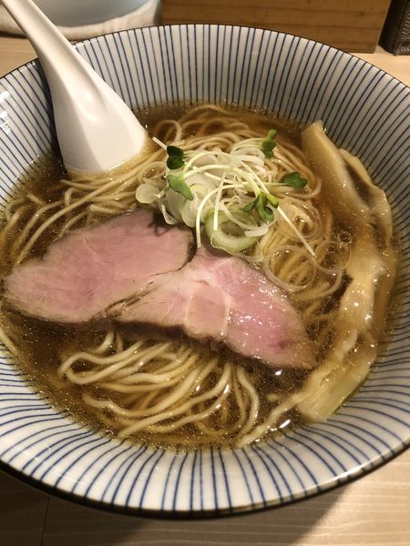 「香味中華そば」@麺屋 鶯 uguisuの写真