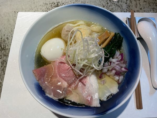 「白醤油中華そば　極」@ZEN LABORATORYの写真