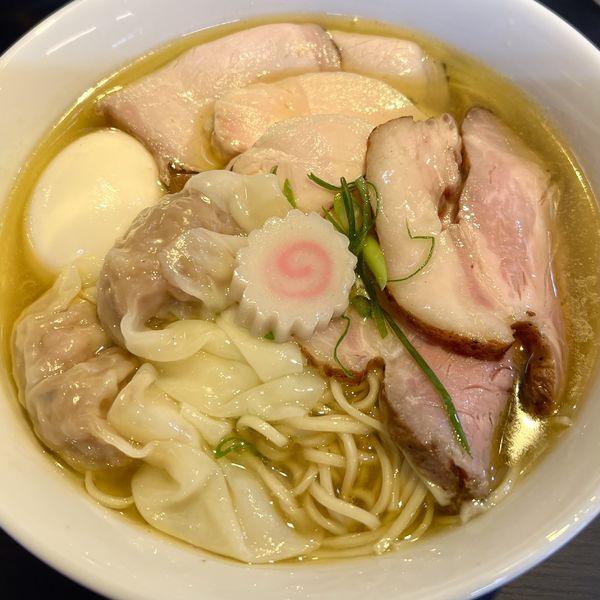 「特製中華そば（塩）＋α」@中華そばのあい川の写真