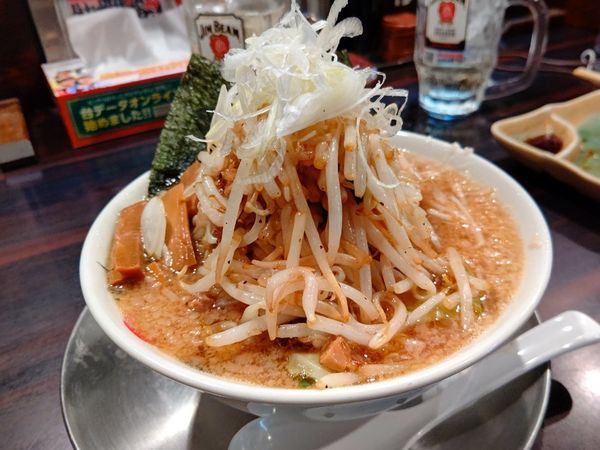 「環七野菜ラーメン(並盛・140)860円」@環七ラーメン 周麺の写真