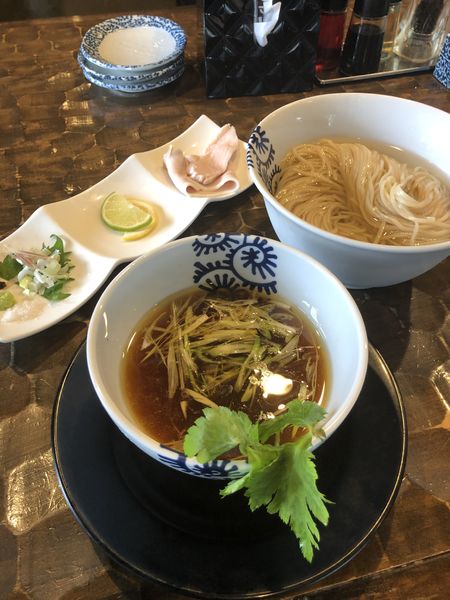 「昆布水つけそば」@特級鶏蕎麦 龍介の写真