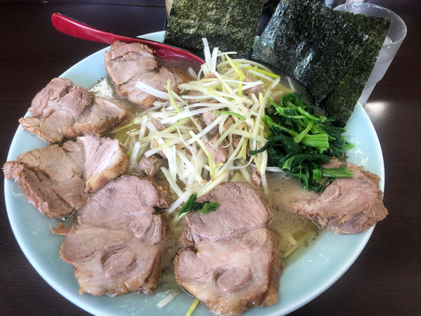 「ネギチャーシュー ¥1,050 中盛 ¥100」@ラーメンショップ 二ツ橋店の写真