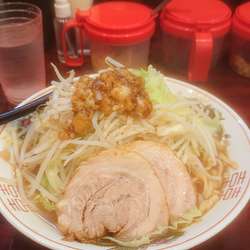 ラーメン大盛  野菜マシ  油