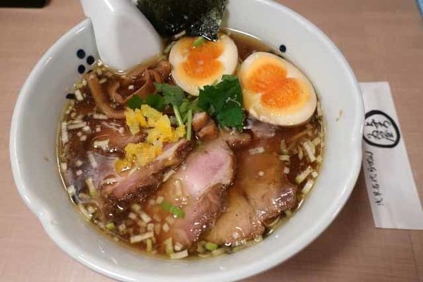 「ちゃーしゅうめん　1,000円＋双子の味玉　100円」@与ろゐ屋の写真