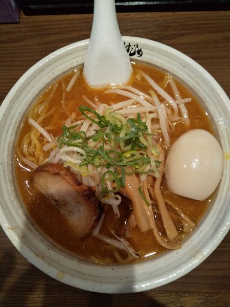 「味噌らーめん（北海道味噌・味玉付き）」@味噌らーめん みそのはじめの写真