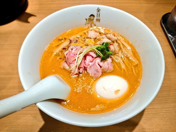 「味玉濃厚金目鯛白湯らぁ麺」@金目鯛らぁ麺 鳳仙花 横浜店の写真