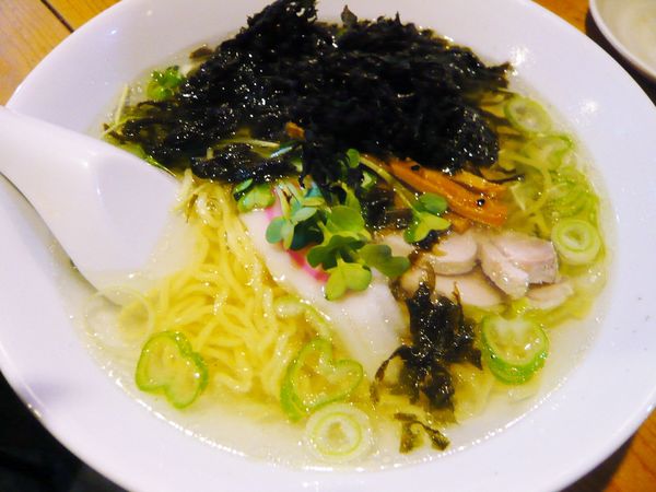 「岩のり塩ラーメン」@青空食堂の写真