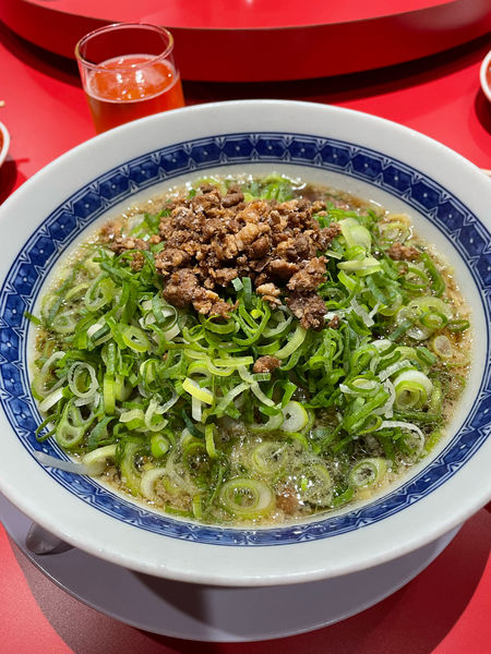 「山盛りネギラーメン」@ちゃんぽん亭総本家 能登川店の写真