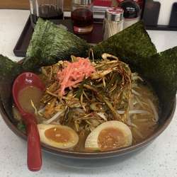 味噌ねぎめん 味玉 海苔