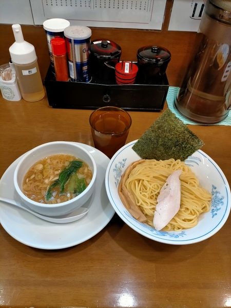 「濃厚鶏しょうゆつけ麺」@らーめん曳舟の写真