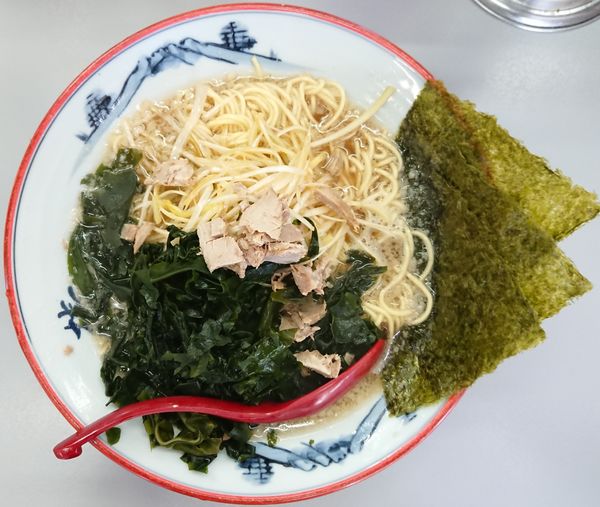 「ネギラーメン＋ワカメ＋味玉」@ラーメンショップ 122号騎西店の写真