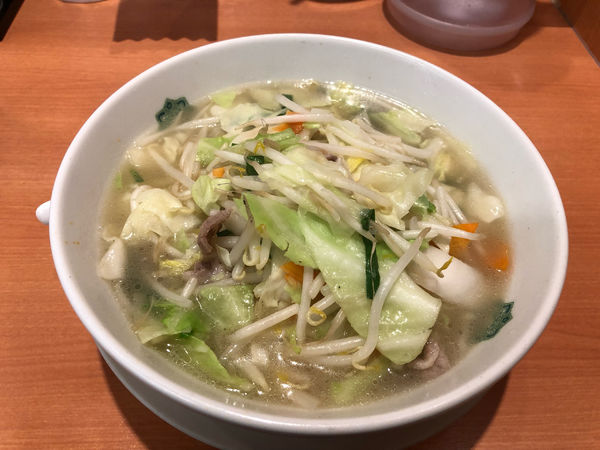 「野菜たっぷりタンメン」@日高屋 西新宿1丁目店の写真