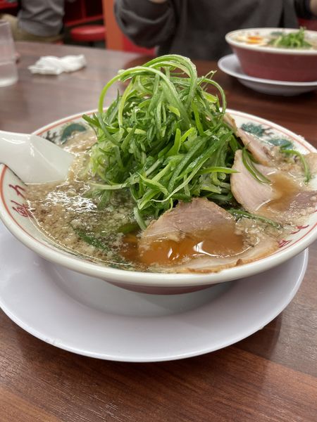 「特製醤油九条ネギラーメン」@ラーメン魁力屋 一之江店の写真