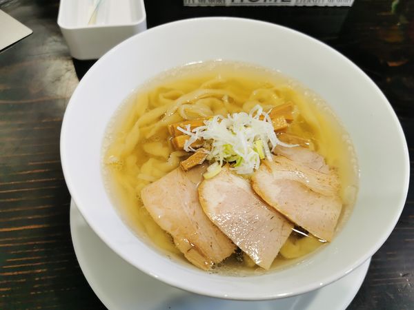 「会津山塩らぁ麺　手打ち麺」@うえんで 山鹿店の写真