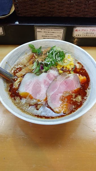 「魚介担々麺」@讃岐ラーメン 香麦の写真