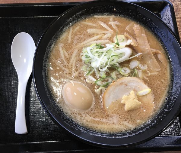 「濃厚味噌らーめん(690¥)」@北海道らぁめん伝丸 6号ひたちなか田彦店の写真