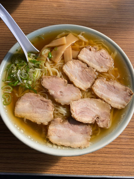 「チャーシューメン（大盛）」@まるしまの写真