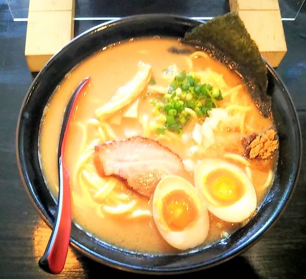 「濃厚豚骨魚介大盛り」@らーめん行者の写真