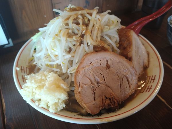 「小ラーメン(¥800)＋味変‗味噌カレー(¥150)」@豚の穴の写真