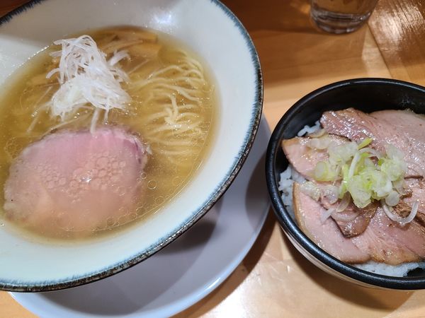 「塩と炙り丼」@中華そば 一清の写真